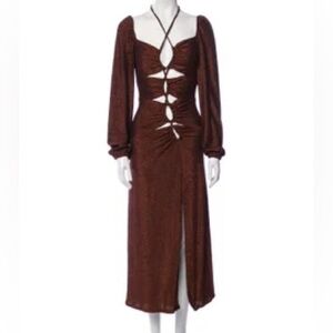 Nicholas Whitney Cutout Stretch-jersey Midi Dress